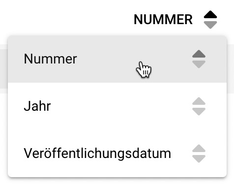 Dokumenten-Sortierung