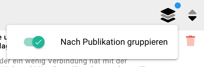 Notizen: Gruppierung