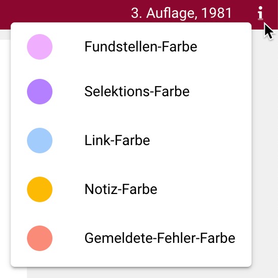 Markierungsfarben im Überblick